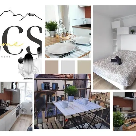 Апартаменты Lcs Au Coeur De La Balcon-parking-wifi *